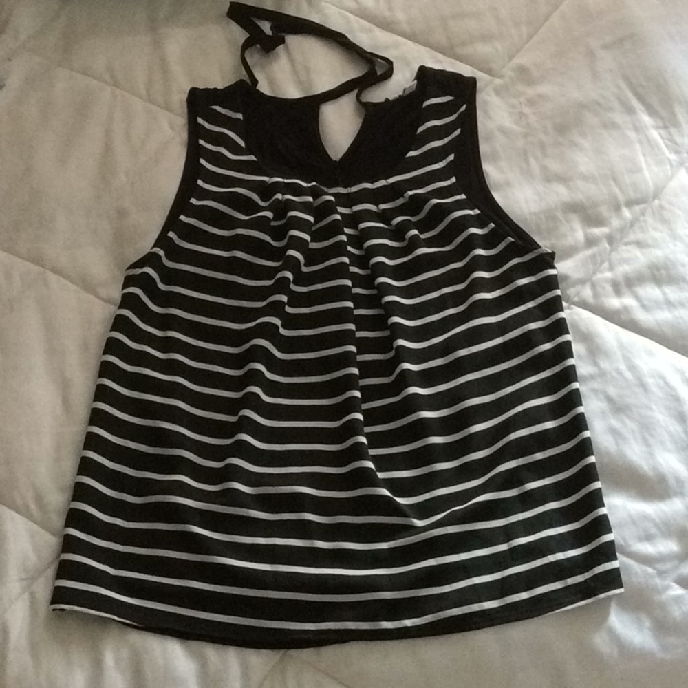 Sleeveless  Top Size XS black/white